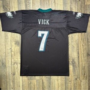 Philadelphia Eagles Michael Vick #7 Mens Large Black NFL Football Jersey Shirt